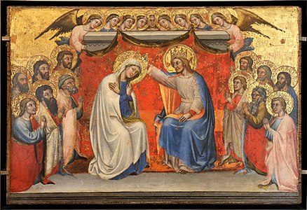 Le couronnement de la Vierge, Simone dei Crocifissi