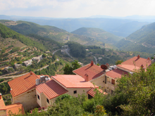 Slinfah, located in the Syrian Coastal Mountain Range Slinfah.png