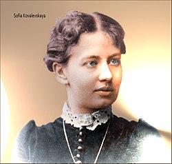 Sofja Kovalevskaja vuosien 1880 ja 1885 aikana.