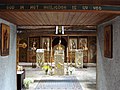 Igreja e monastério ortodoxo russo, interior em Sint Hubert, Holanda
