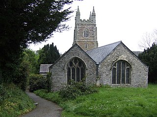 <span class="mw-page-title-main">Creed, Cornwall</span> Human settlement in England