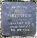 Stolperstein für Julius Kaiser-Blüth (Raschdorffstraße 17)