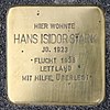 Stolperstein Markgrafenstr 83 (Kreuz) Hans Isidor Stark.jpg