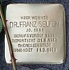 Stolperstein Traunsteiner Str 10 (Schön) Franz Selten.jpg