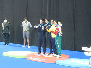 <span class="mw-page-title-main">Fencing at the 2015 Pan American Games – Men's foil</span> International sporting event