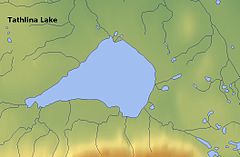 Jezero Tathlina, mapa severozápadních území 01.jpg