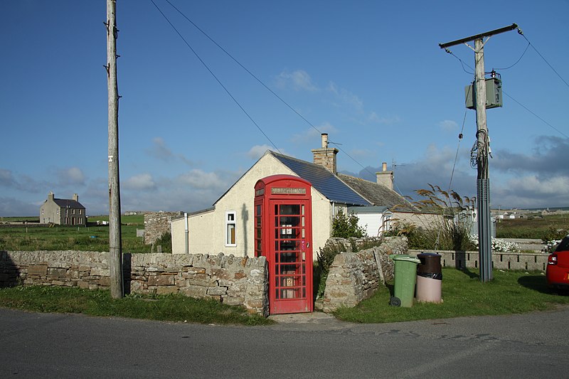 File:Telephone box in Birsay in summer 2012.JPG