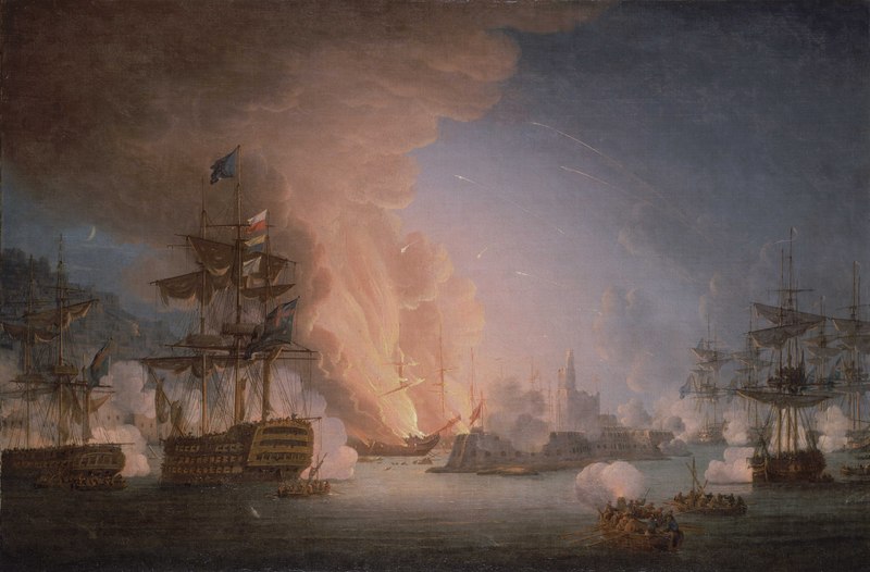 File:The Bombardment of Algiers, 27 August 1816 RMG BHC0616.tiff