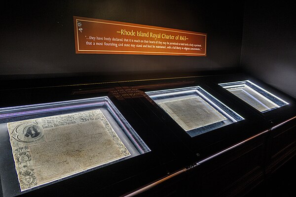 The Royal Charter exhibit after 2016 redesign