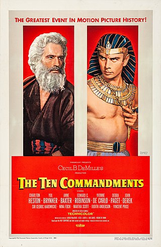 <i>The Ten Commandments</i> (1956 film) 1956 film by Cecil B. DeMille