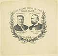 Theodore Roosevelt-Fairbanks "The Right Men in the Right Place" Portrait Handkerchief (4360085240).jpg
