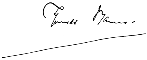 Thomas Mann's Signature