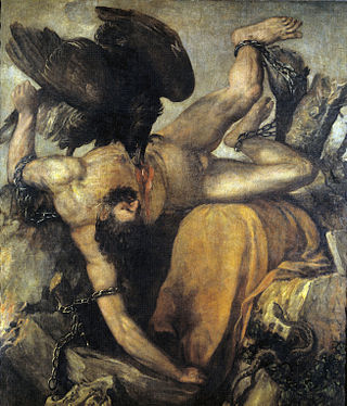 <i>Tityus</i> (Titian) 1549 painting by Titian