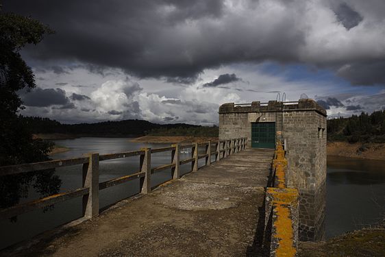 Tower Dam Pego do Altar, Alcácer do Sal, Alentejo, Portugal