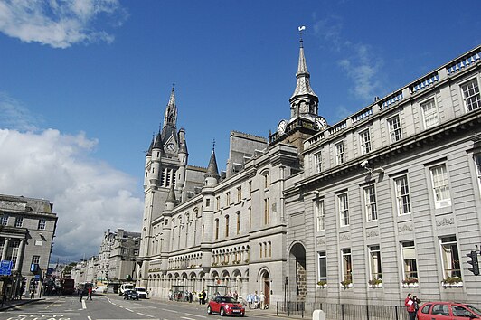 Het gemeentehuis Aberdeen Town House