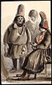 Tre samer i vinterkläder. Akvarell av Fritz von Dardel - Nordiska museet - NMA.0037699.jpg