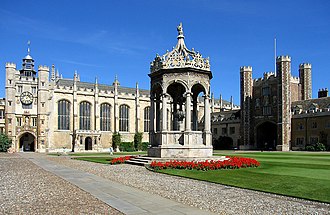 Great Court of Trinity College, dating back to the 16th Century TrinityCollegeCamGreatCourt.jpg