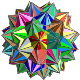 <span class="mw-page-title-main">Compound of twenty octahedra</span> Polyhedral compound