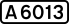 UK road A6013.svg