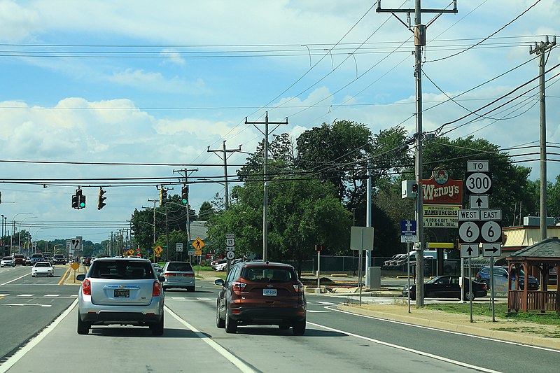 File:US13 North - DE6 To DE300 Signs (30646784287).jpg