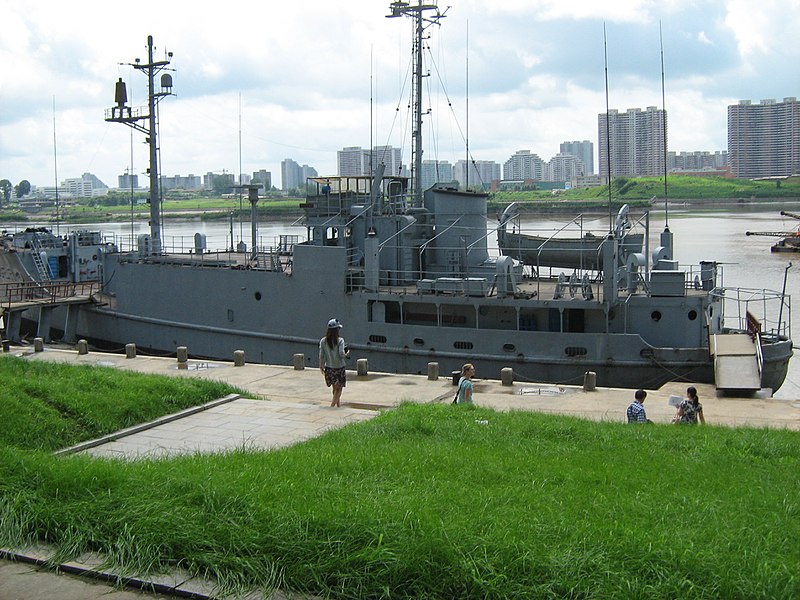 File:USS Pueblo, Pyongyang, 2012.jpg