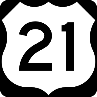 U.S. Route 21 Highway in the United States