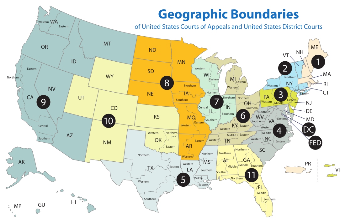 USA:s federala appellationsdomstolar