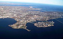 Aerial view of Naval Station Newport US Naval Station Newport aerial view in 2010.JPG