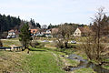 Čeština: Říčka Balinka v dolní části Uhřínova English: Lower part of Uhřínov with Balinka river