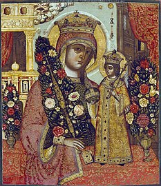 Theotokos "The Unfading Rose" (The Unfading Blossom, The Flower of Incorruption)