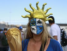 Uruguay national team fans at 2014 FIFA World Cup