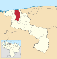 Santiago Mariño – Mappa