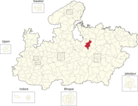 Vidhan Sabha constituencies of Madhya Pradesh (54-Pathariya).png