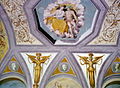 Affreschi nel soffitto della loggia / Frescos on the ceiling of the loggia.