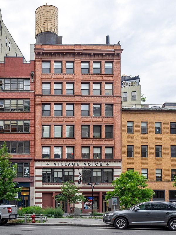 The Cooper Square offices of the paper