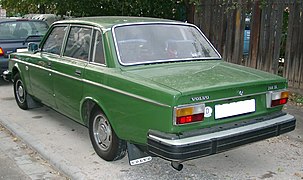 Volvo 244 DL Heckansicht (1974–1977)