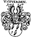 Wappen derer von Coeverden unter den Burgundischen bei Siebmacher (1772)[6]