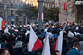 Polski: Warszawa, Marsz Niepodległości 2011, Plac Konstytucji