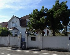 Maison de Maxence Van der Meersch (Wasquehal), view from quai des Alliés