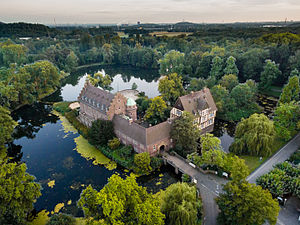 36. Platz: Marcel Reidock Neu! mit Luftbildaufnahme des Wasserschlosses Wittringen in Gladbeck