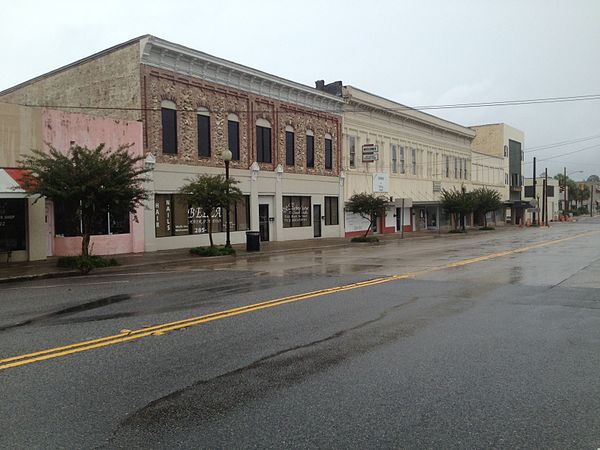 Street in the Downtown Waycross Historic District