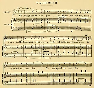 <span class="mw-page-title-main">Malbrough s'en va-t-en guerre</span> French folk song