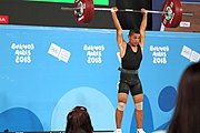 Deutsch: Gewichtheben bei den Olympischen Jugendspielen 2018; Tag 2, 10. Oktober 2018; Jungen 62 kg English: Weightlifting at the 2018 Summer Youth Olympics at 8 October 2018 – Boys' 62 kg