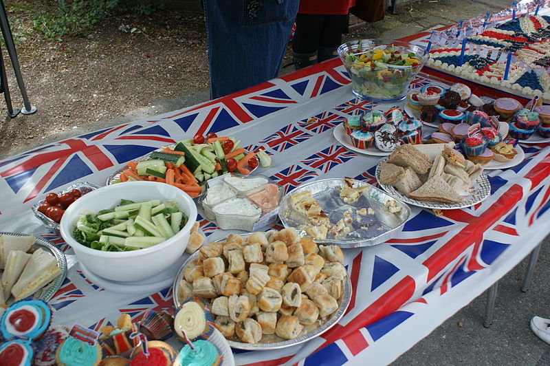 File:Whitwell Diamond Jubilee 2012 street party food 2.JPG