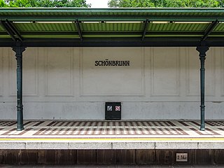 <span class="mw-page-title-main">Schönbrunn station</span> Vienna U-Bahn station