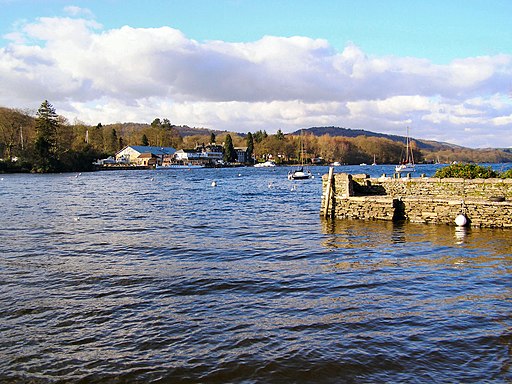 Windermere at Fell Foot Park - geograph.org.uk - 1736003