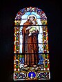 Wissous (91), église Saint-Denis, nef, vitrail n° 9 - saint Antoine de Padoue.jpg