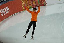 Women's 3000m, 2014 Winter Olympics, Ireen Wust won.jpg