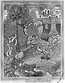 "'Umar Walks around Fulad Castle, Meets a Foot Soldier and Kicks Him to the Ground", Folio from a Hamzanama (The Adventures of Hamza) MET 55120.jpg