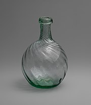 American-made bottle
~1820-1850
Metropolitan Museum of Art "Calabash" bottle MET DP704310.jpg